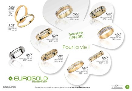 Catalogue Eurogold Guadeloupe Cérémonies 2017 page 7