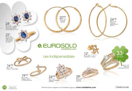 Catalogue Eurogold Guadeloupe Cérémonies 2017 page 10
