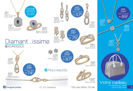 Catalogue Eurogold Guadeloupe Fête des Mères 2016 page 3