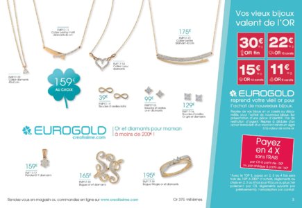 Catalogue Eurogold Guadeloupe Fête des Mères 2017 page 3