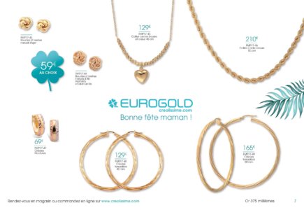 Catalogue Eurogold Guadeloupe Fête des Mères 2017 page 7