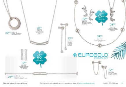 Catalogue Eurogold Guadeloupe Fête des Mères 2017 page 13