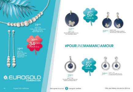 Catalogue Eurogold Guadeloupe Fête des Mères 2017 page 14