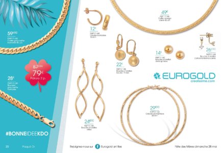 Catalogue Eurogold Guadeloupe Fête des Mères 2017 page 20
