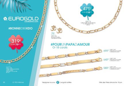 Catalogue Eurogold Guadeloupe Fête des Mères 2017 page 30