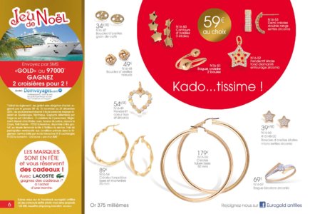 Catalogue Eurogold Guadeloupe Noël 2016 page 6