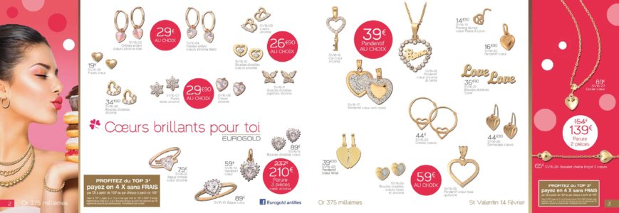 Catalogue Eurogold Guadeloupe Saint Valentin 2016 page 2