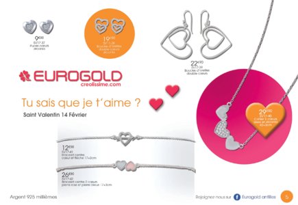 Catalogue Eurogold Guadeloupe Saint Valentin 2017 page 5