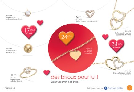 Catalogue Eurogold Guadeloupe Saint Valentin 2017 page 9