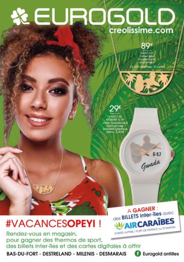 Catalogue Eurogold Guadeloupe Vacances 2017