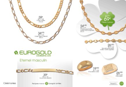 Catalogue Eurogold Martinique Cérémonies 2017 page 13