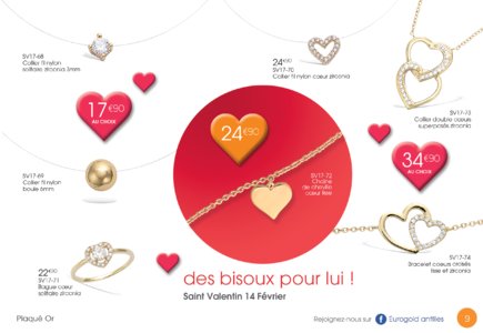 Catalogue Eurogold Martinique Saint Valentin 2017 page 9