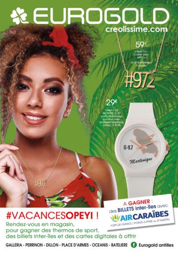 Catalogue Eurogold Martinique Vacances 2017