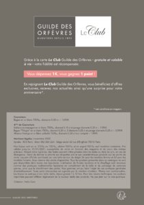 Catalogue Guilde Des Orfèvres Collection 2021 page 30