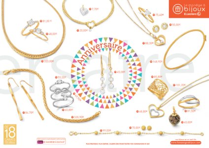 Catalogue Le Manège à Bijoux Anniversaire 2016 page 3
