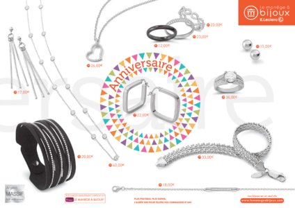 Catalogue Le Manège à Bijoux Anniversaire 2016 page 7