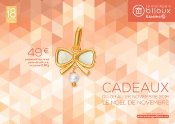 Catalogue Le Manège à Bijoux Cadeaux 2016