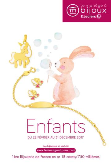 Catalogue Le Manège à Bijoux Enfants 2017