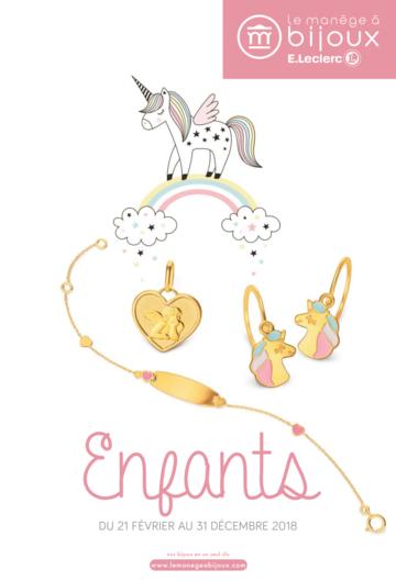 Catalogue Le Manège à Bijoux Enfants 2018