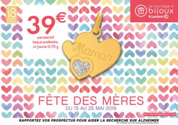 Catalogue Le Manège à Bijoux Fête des Mères 2019