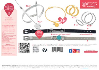 Catalogue Le Manège à Bijoux Fête des Mères 2019 page 8