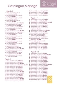Catalogue Le Manège à Bijoux Mariage 2023 page 17