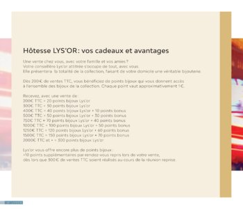 Catalogue Lys'or France 2018 page 70